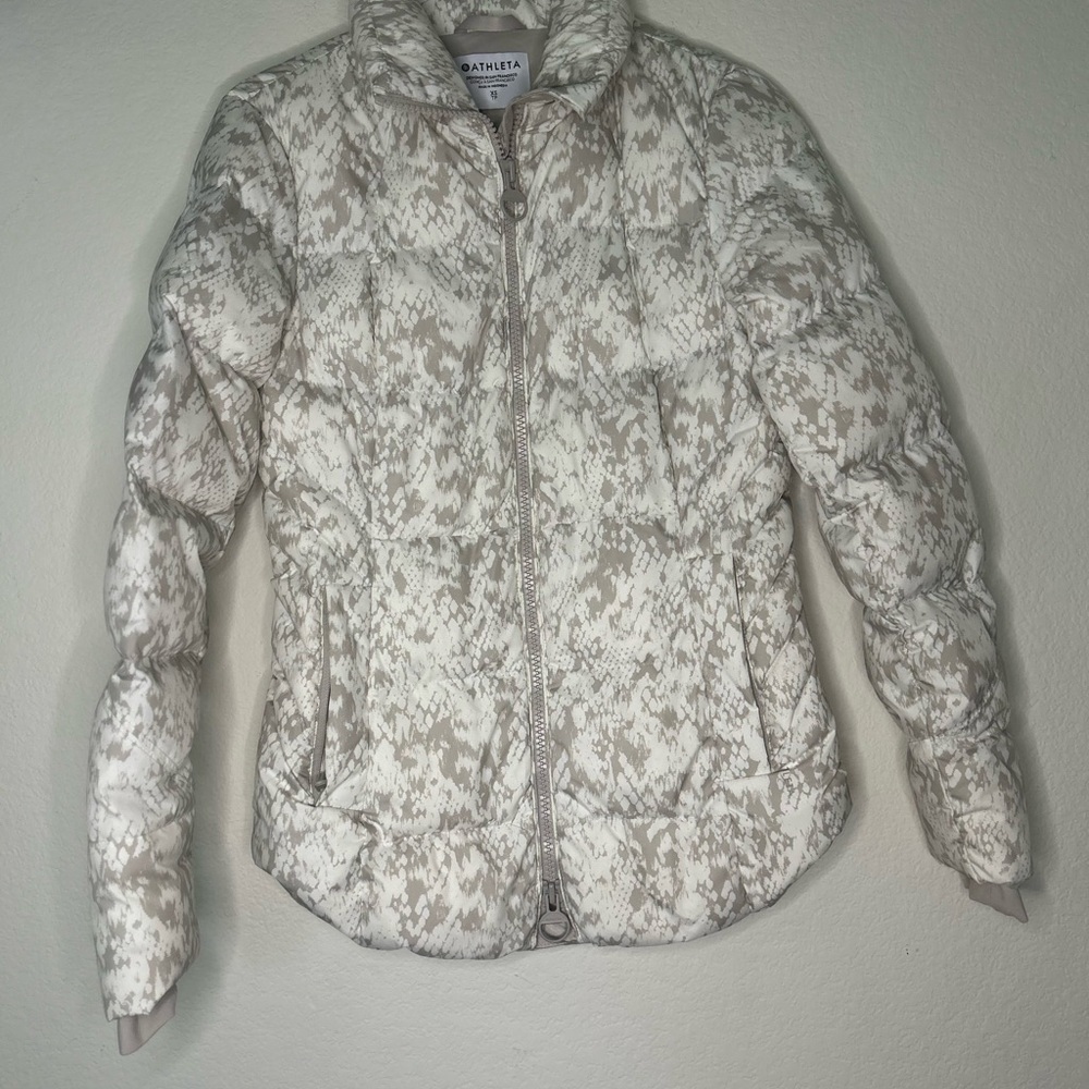 Athleta Downtown Printed Jacket In Python Seasalt… - image 2